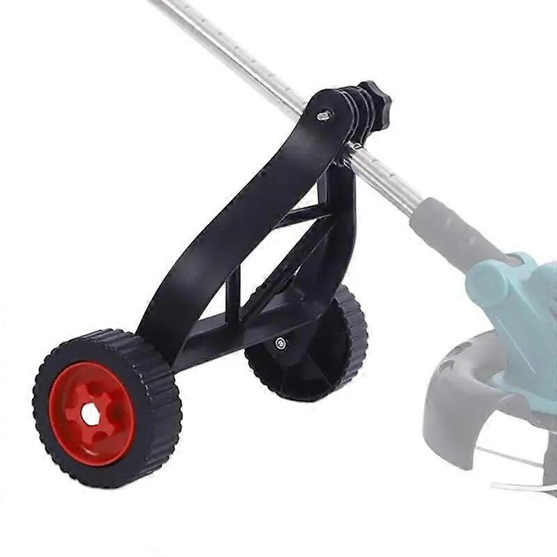 Weed Wacker Wheels Adjustable String Trimmer Support Mower Attachment Auxiliary Walk Straight Wheels Weed Eater Accessories