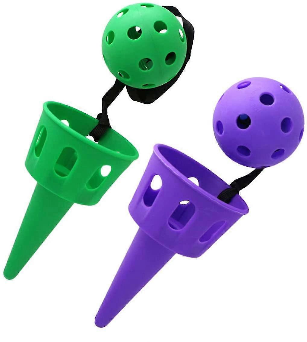 2 Sets Cup And Ball Game Mini Catch Ball Toy Ball Educational Toy