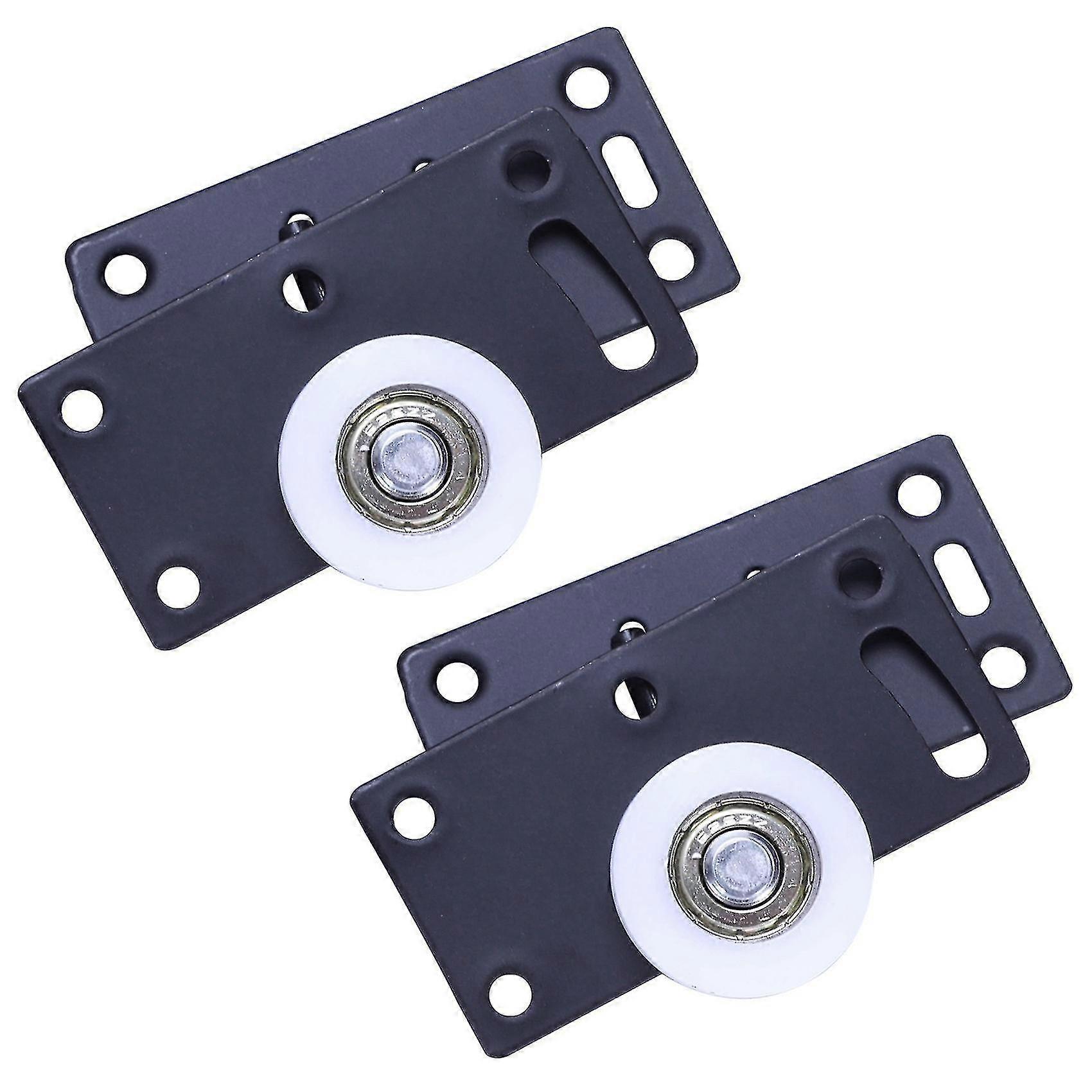 16sets Sliding Door Wheels Rollers Pulleys Runners Compatible With Cupboard Wardrobe Cabinet Smoothly Mute Ny
