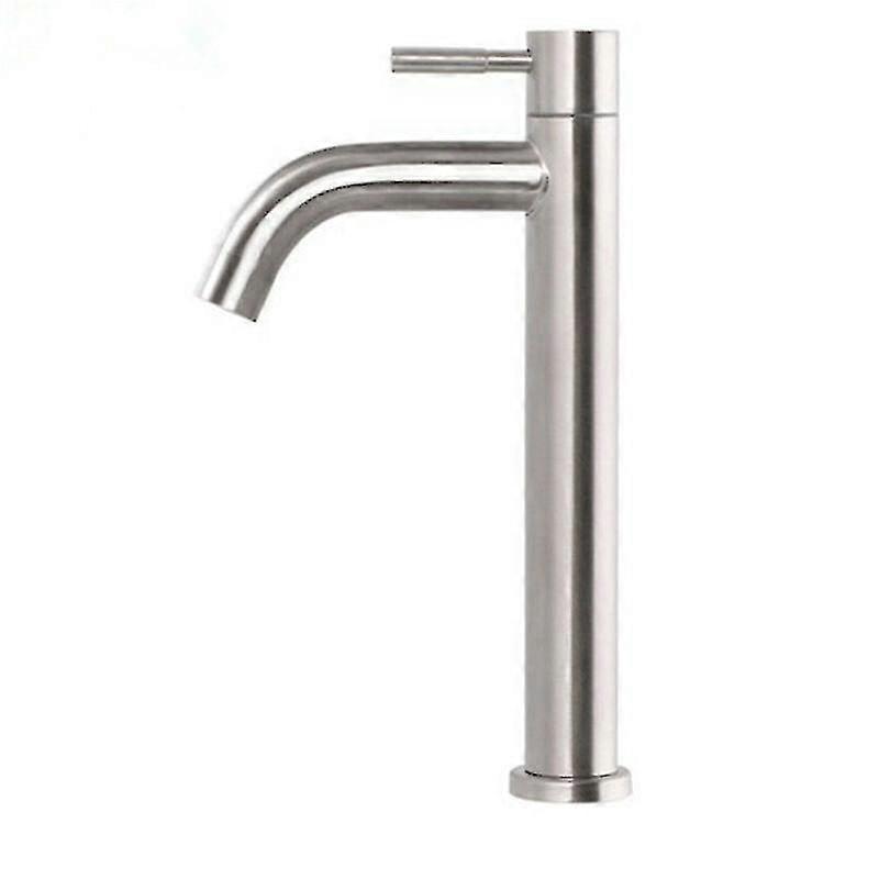 Basin Mixer Single Hole Basin Faucet Brushed Stainless Steel Basin Faucet-a1 Hy