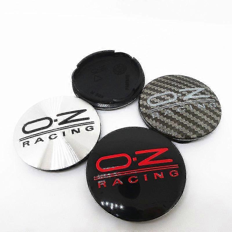 4pcs für Oz Racing M595 Auto Rad Nabenkappen O.z Leichtmetallfelge Mitte Nabenkappe Abdeckung 62mm-Farbe: Silver Rd Hy