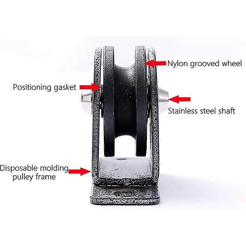 300kg Fixed Pulley Soundproof Swivel Pulley Guide