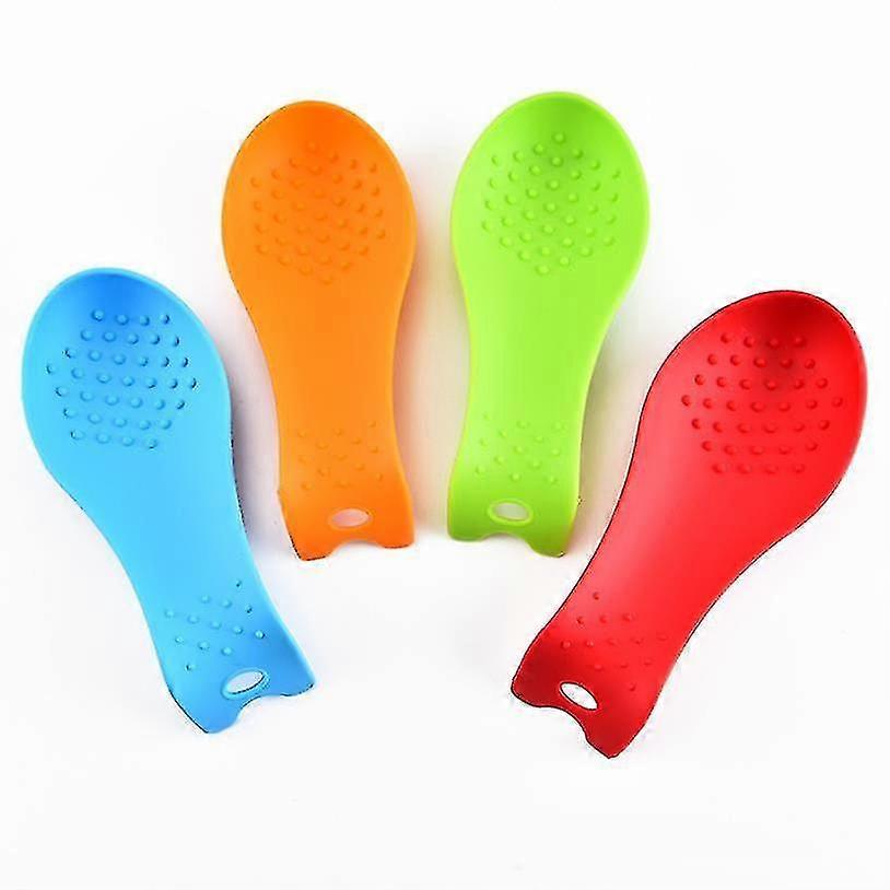 Multifunctional Kitchen Cookware Silicone Spoon Holder 1-piece Set Starlight