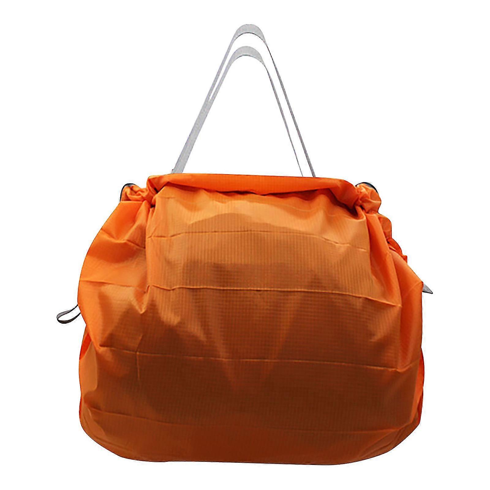 Double Sided Large Capacity Folding Square Environmental Protection Shopping Bag