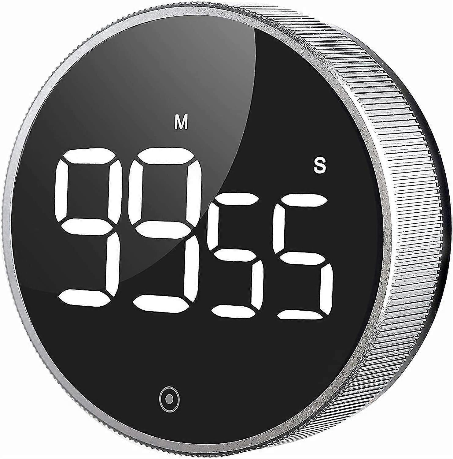 Kitchen Timer, Magnetic Countdown Led Digital Timer, Silent Timer