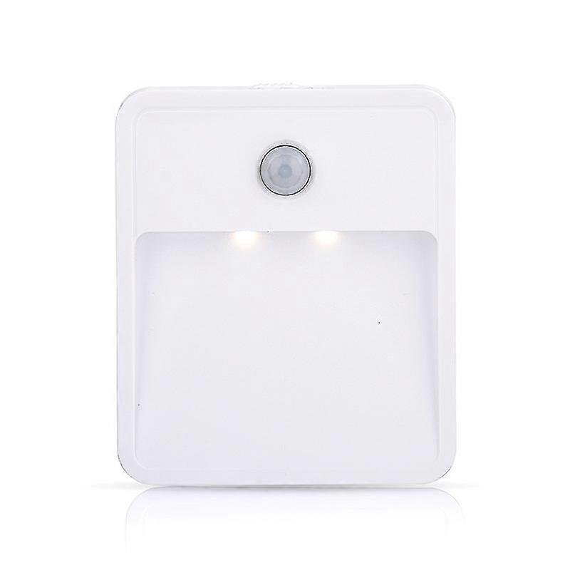 Led Night Light [2-pack], Automatic Night Light With Motion Sensor, Warm White Wall Mounted Cabinet Light
