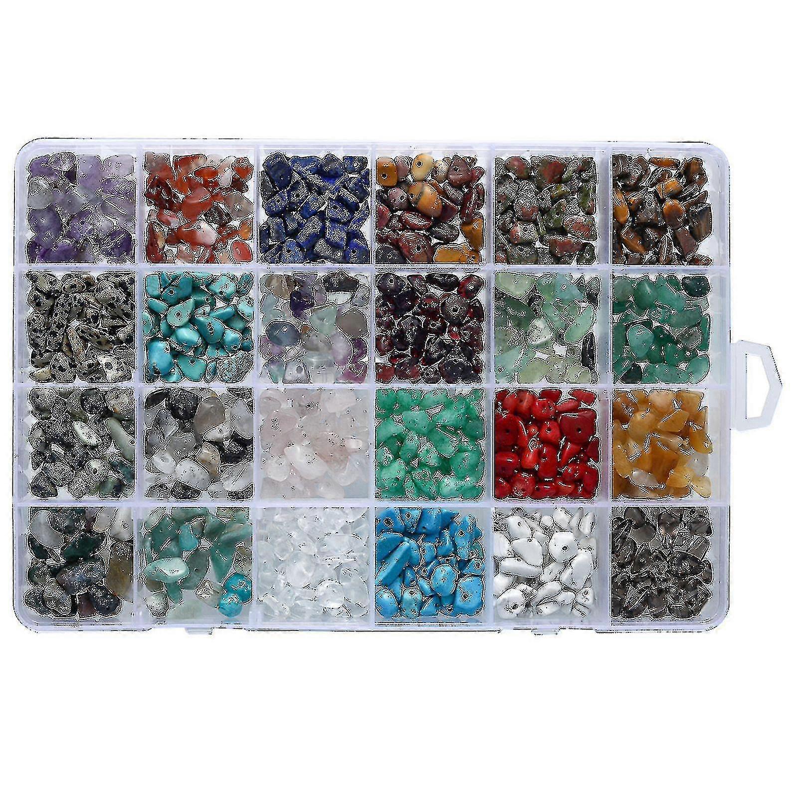 Crystal Jewelry Making Kit, Ring Making Kit With Crystal Gemstone Beads