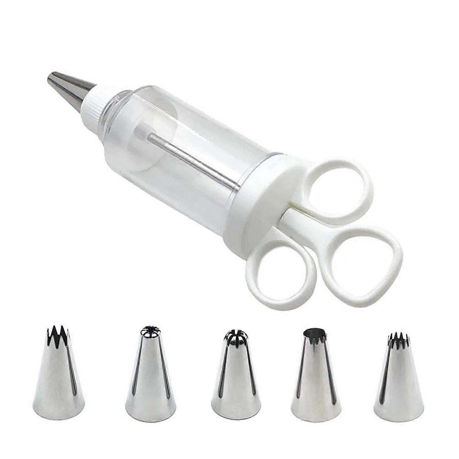 1 Set Cake Decorating Kit with Stainless Steel Tips Creative Cupcake Icing Piping Kit for Home Kitchen Bakery