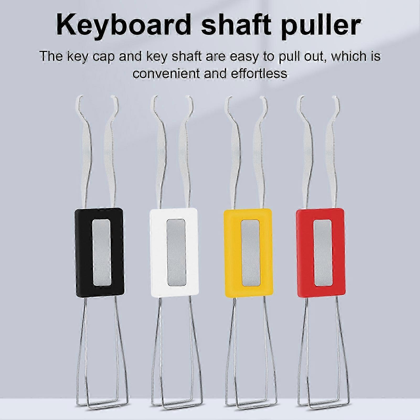 JSD-008A Keycap Puller Convenient Labor-saving Metal Dual Purpose Switch Puller Key Removing Tool for Mechanical Keyboard