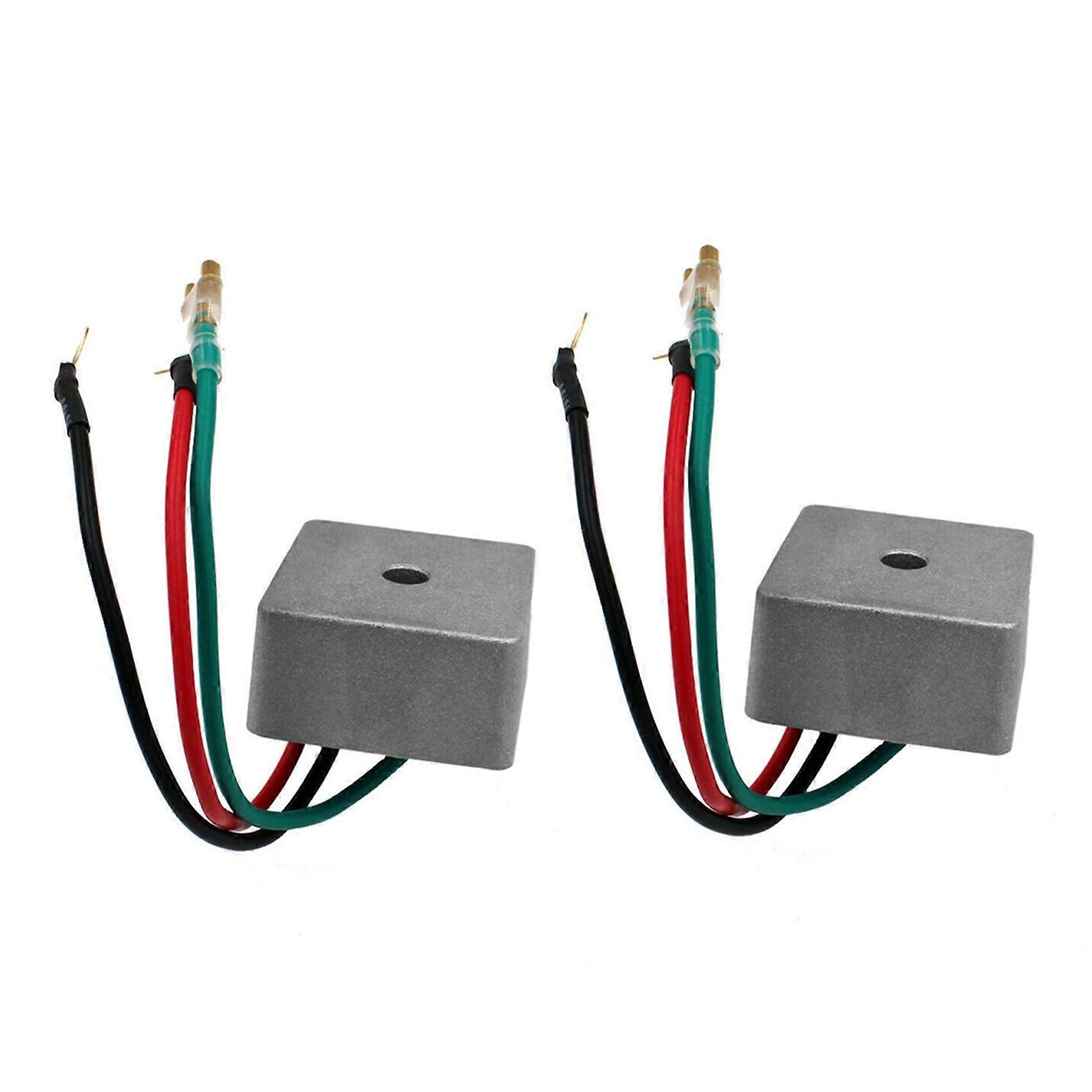 2X Aluminum Voltage Regulator Rectifier 27739-G01 for Golf Cart Kart Club Car Voltage Regulator