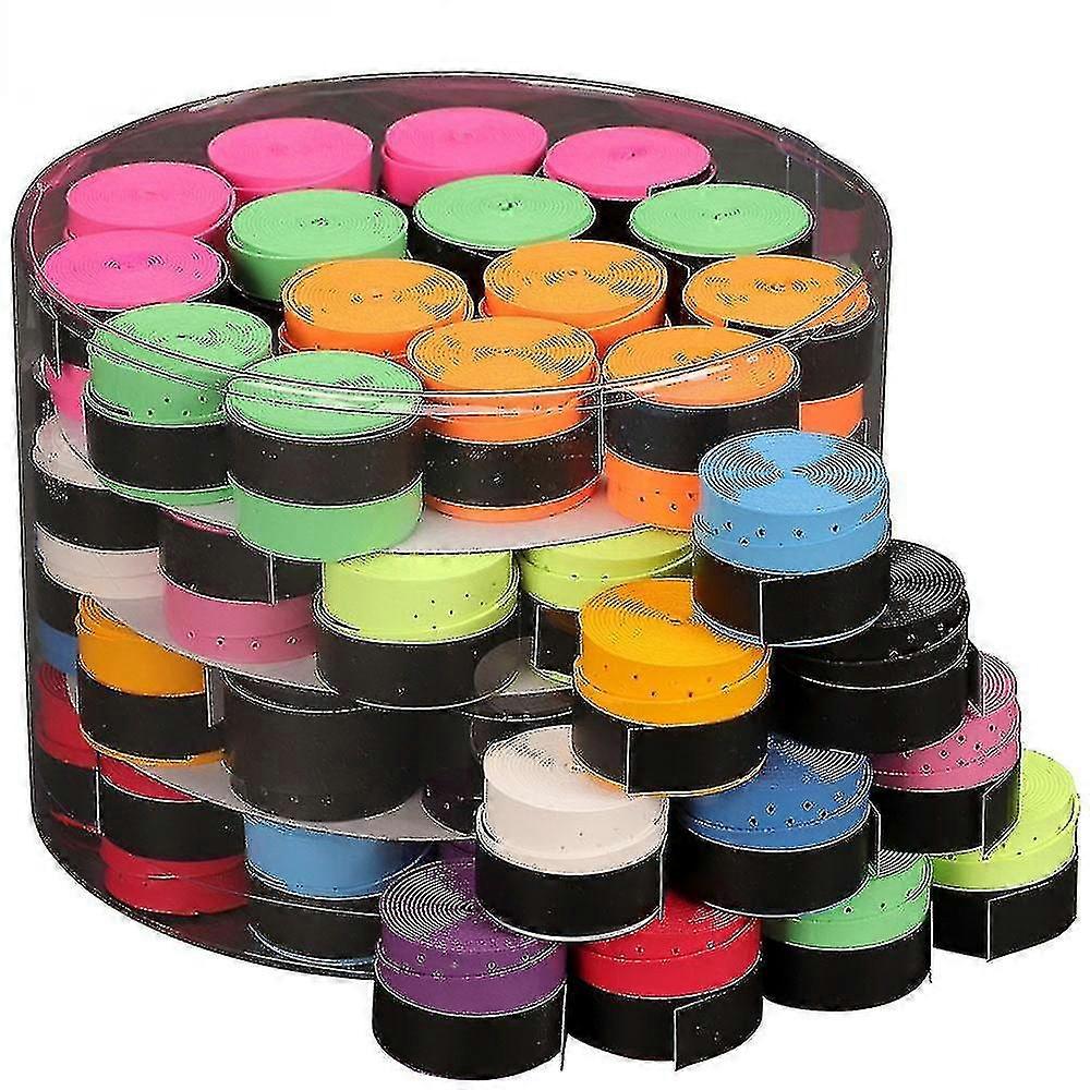 60 adet Tenis Raketi Sapları Üzerinde Padel Sapları Badminton Sapları Ter Emilen Sargılar T Sapları Ter