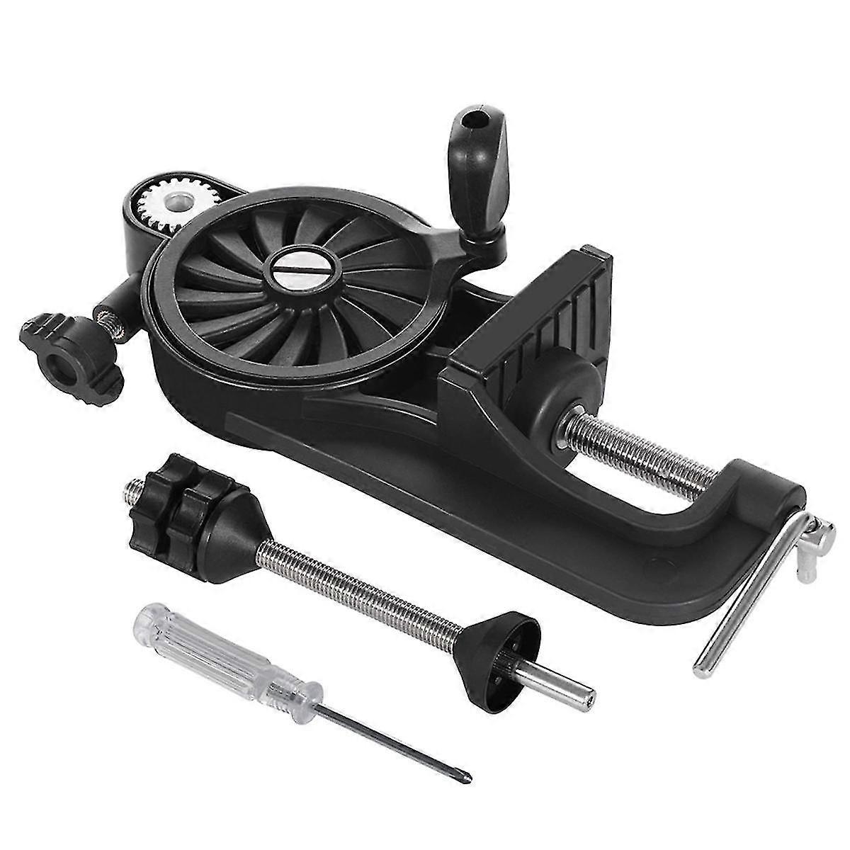 Multi-function Fishing Line Winder Spooler Machine Station Casting And Spinning Reel Line Winder System Black