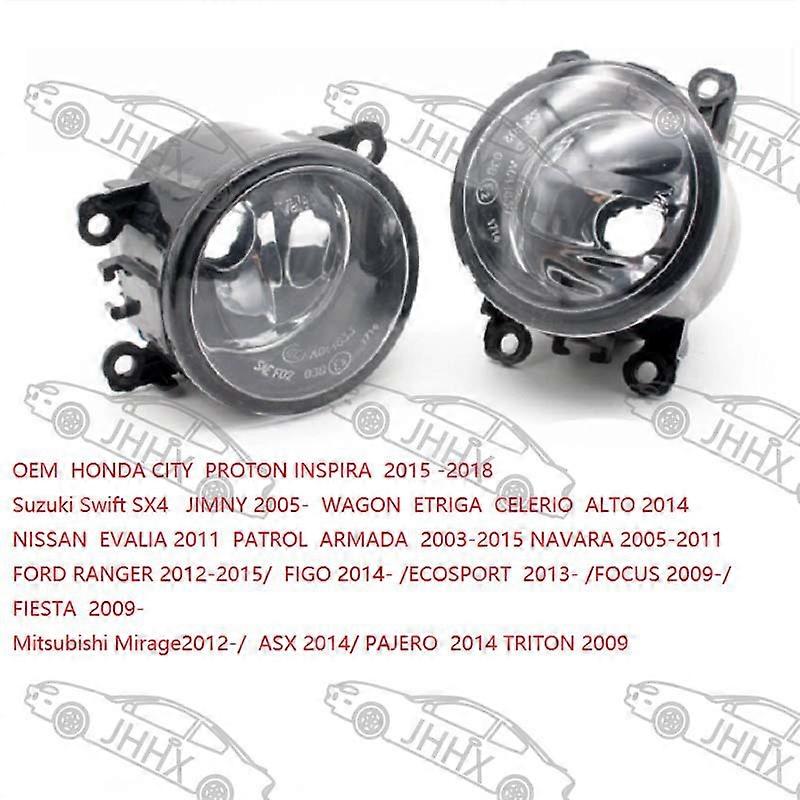 Compatible Mirage 2014-2020 Front Fog Lights, Front Bumper Lights, Front Bumper Lights, Front Anti-Fog Lights