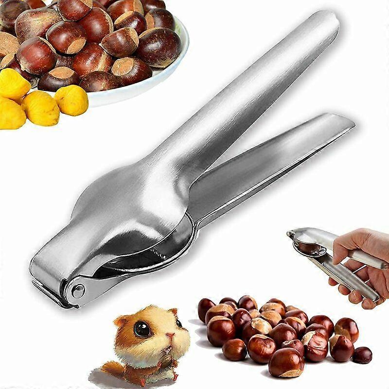 PB Pinze per castagne Tagliacastagne Frantoio per castagne Cracker per mandorle Apricastagne rapido Pinze per castagne Cracker per noci e nocciole Acciaio inox Chestn