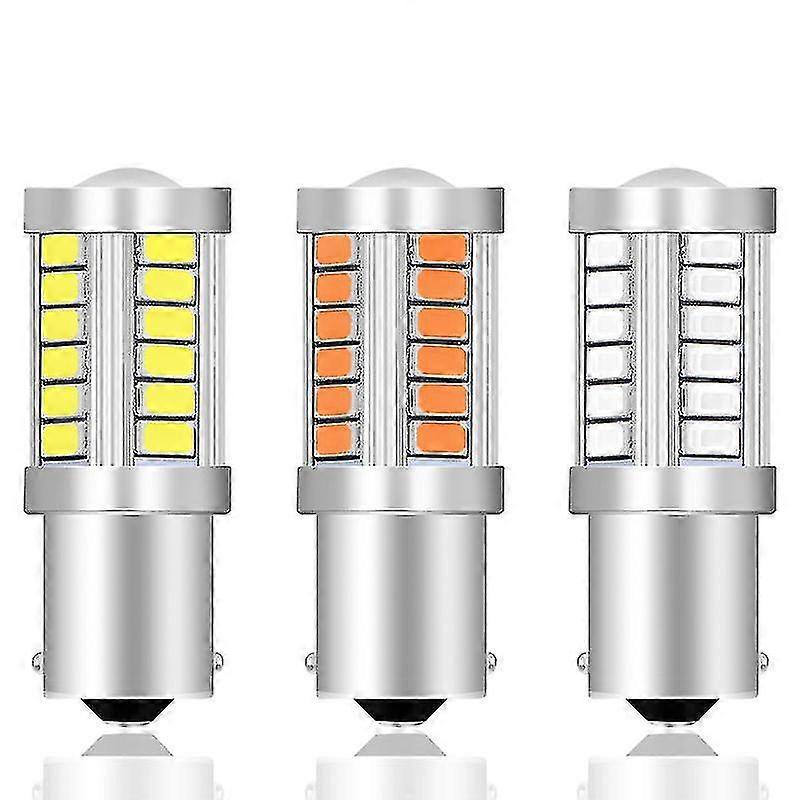 2pcs 1156 Led Car Tail Bulb Brake Lights Reverse Lamp Daytime Running Signal Light