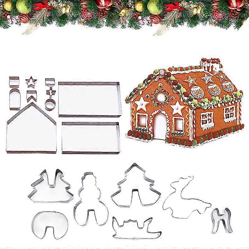 18pcsイースタークッキーカッター3Dステンレススチールクッキーはクリスマスホリデーホームのためのキッチンケーキツールを成形