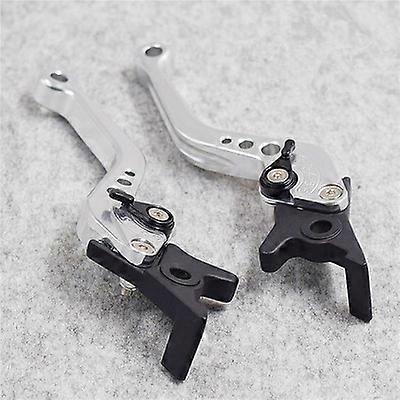 Alüminyum Evrensel Motosiklet Scooter Fren Kolu Ön Disk Arka Tambur Çift Diskli Fren Ayarlanabilir Debriyaj Kolları Kolu