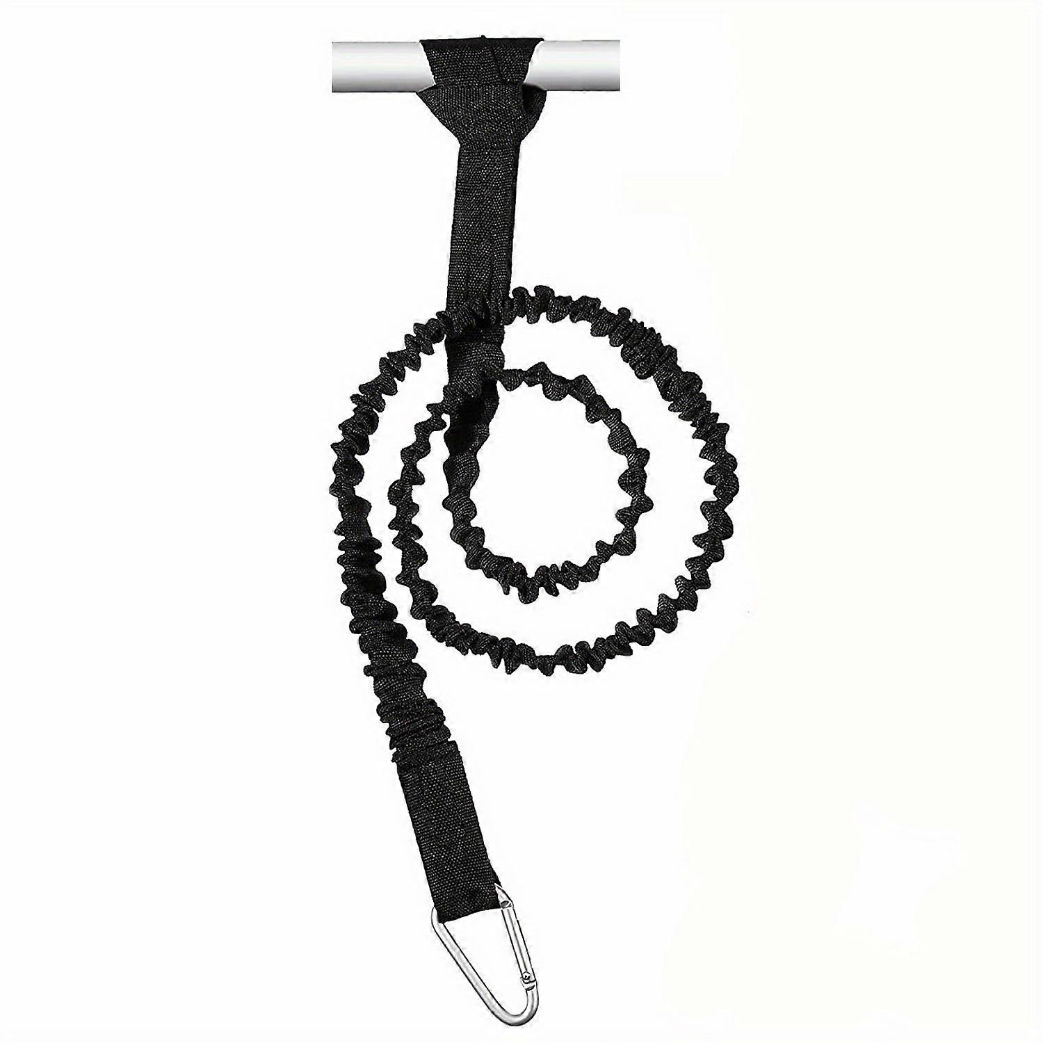 1pc Secure Kayak Paddle and Rod Leash - Coiled Lanyard for Hassle-Free Paddling - Essential Accessory for Safety and Convenience
