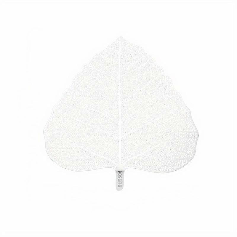 1pc Lightweight Stainless Steel Tea Filter With Bodhi Leaf Shape - Unique Tea Infuser And Strainer For Tea Lovers