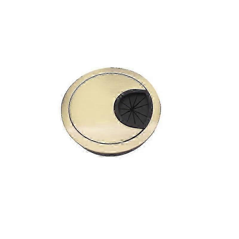 Computer Grommet Metal Cable Grommet Computer Desk Cable Hole Cover For Desks Office Worktops (4pcs, Cyan Color)