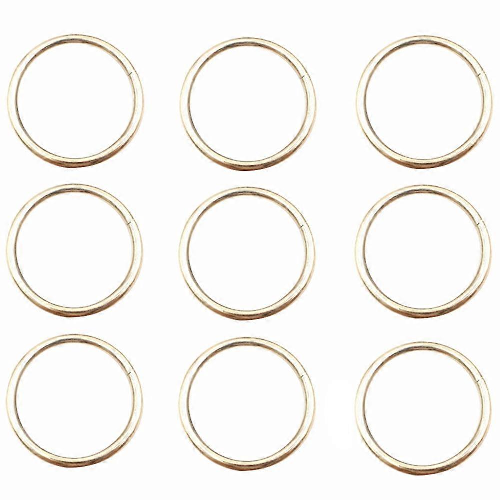 100PCS Gold Color Big Dream Catcher Circle Ring Craft Rings for Dream Catchers Hoops Hanging DIY Co