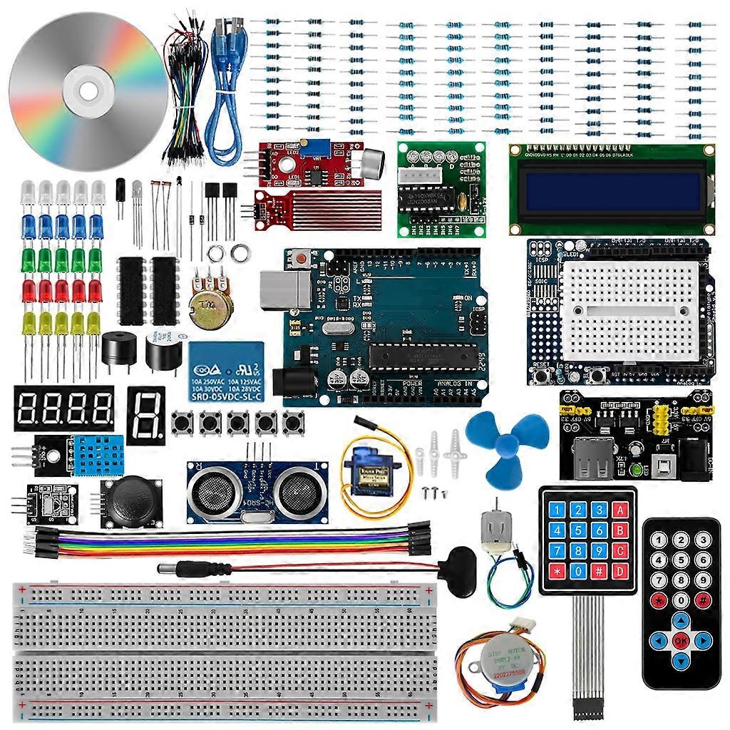 Super Starter Kit for SET R3 Breadboard with Detailed Tutorial Programming