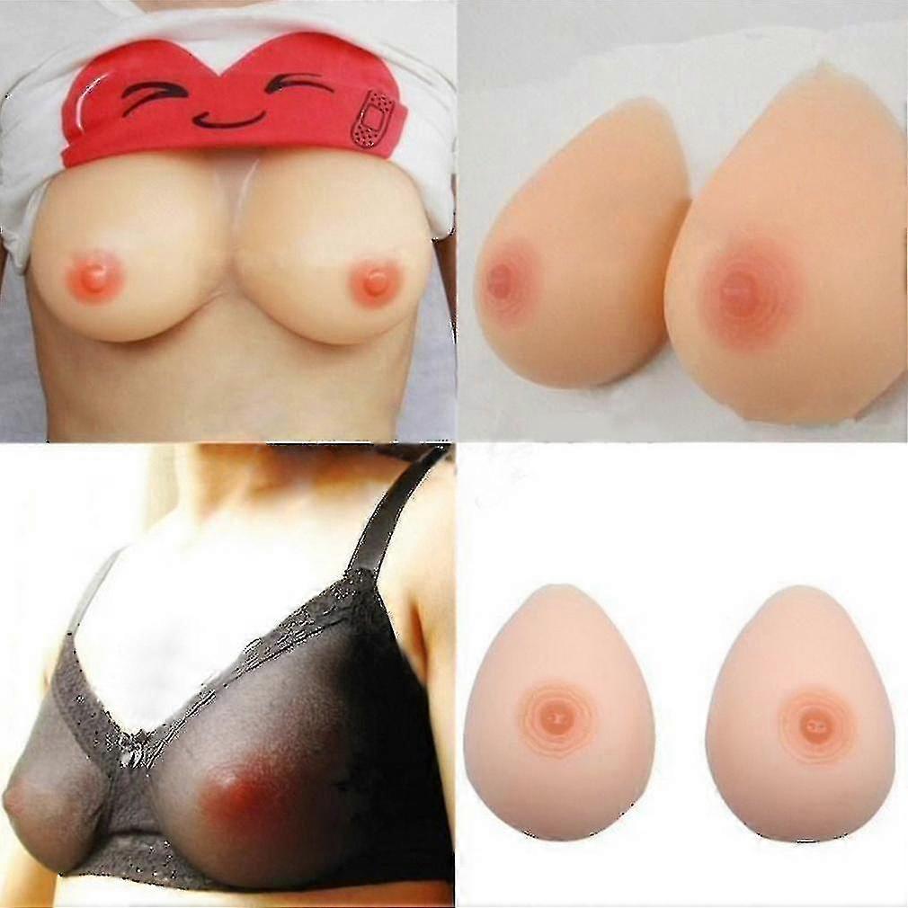 1 Pair Silicone False Breast Forms Transvestites Enhancer Insert A/b/c/d Cup