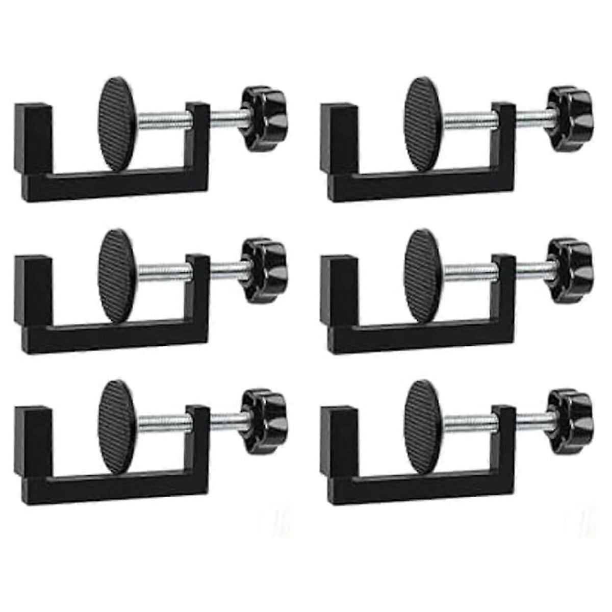 6個のGクリップ、調節可能なパティオ家具クリップ - 屋外ソファ籐家具クランプ - 籐クランプ籐椅子ファスナー