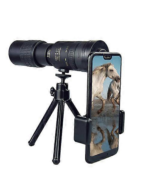 10-300x40 Zoom Powerful Monocular Telescope Mobile Phone Lens Professional Outdoor Camping Bird Watching Portable Retractable
