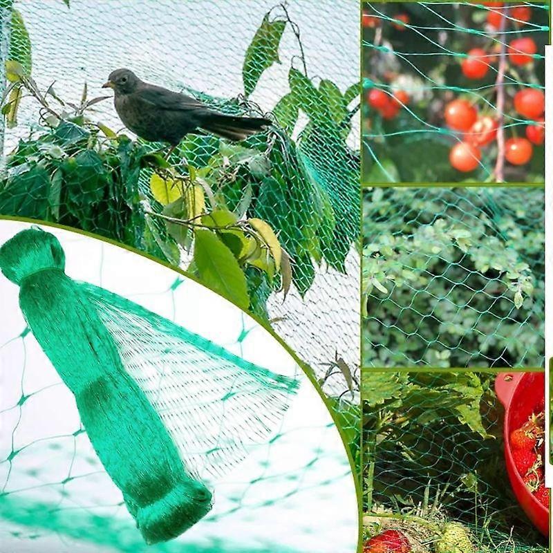 Bird Protection Net, Anti-Bird Anti-Leaf Garden Net PE Pond Net for Protecting Vegetables Fruits Plants Basin Garden Balcony