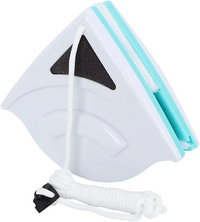 Double Sided Window Cleaner, Magnetic Wiper Tool with Drop Cord for 5-12mm Thick Glass Window
