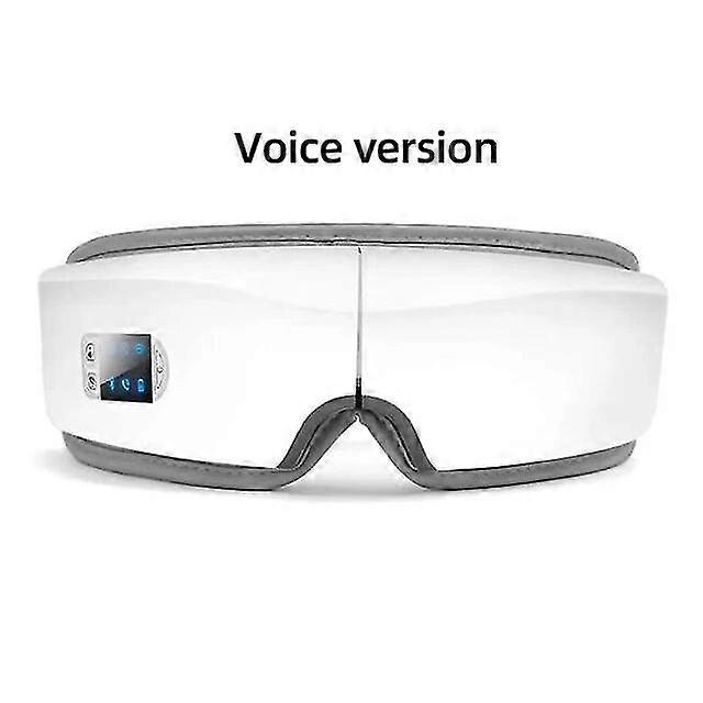 Lunettes de massage des yeux pliables électriques Instrument de soins à compresse chaude Intelligent Bluetooth Rechargeable Chauffage Masque Pour Les Yeux Masseur