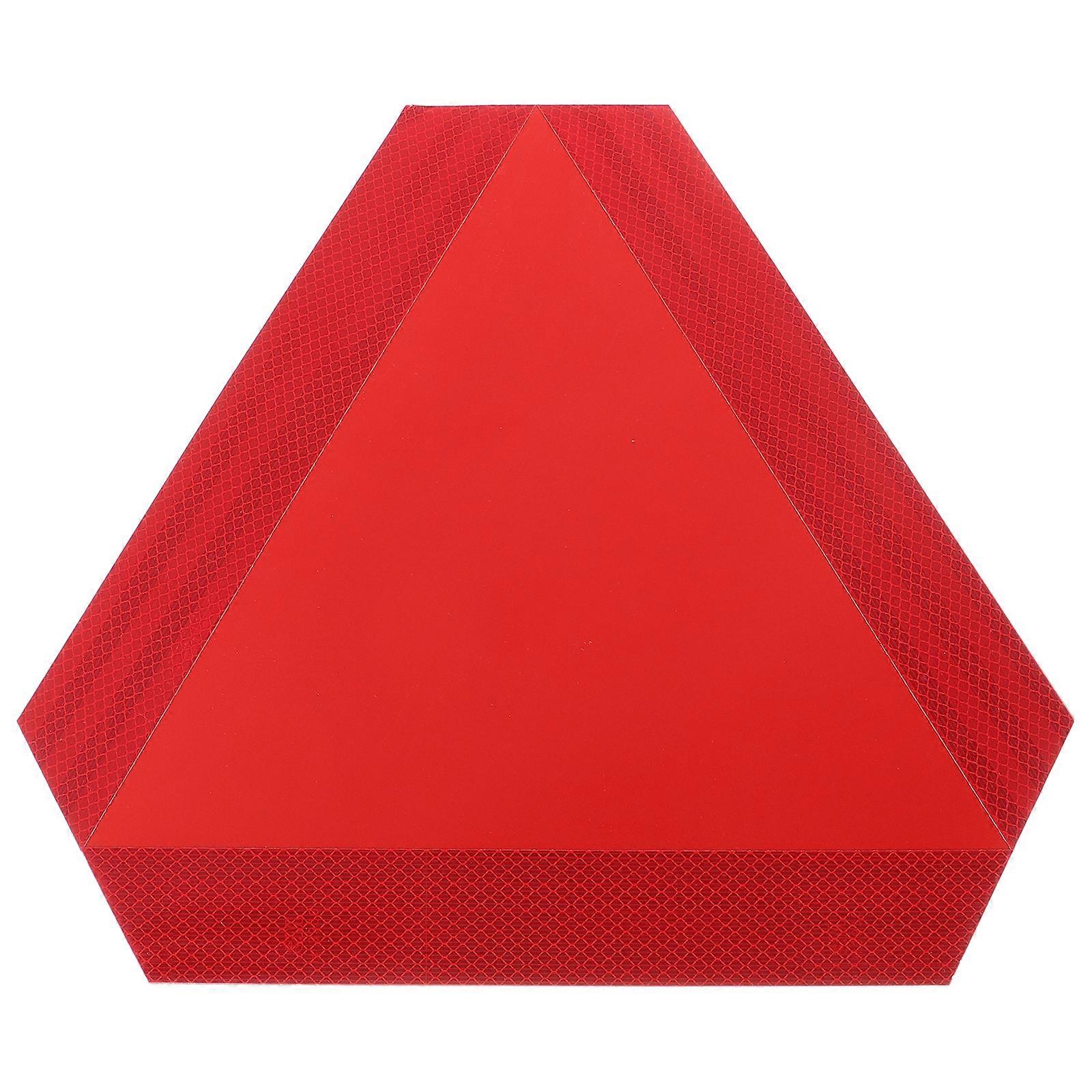 Slow Moving Vehicle Safety Sign with Reflector Triangle Sign Reflective Board