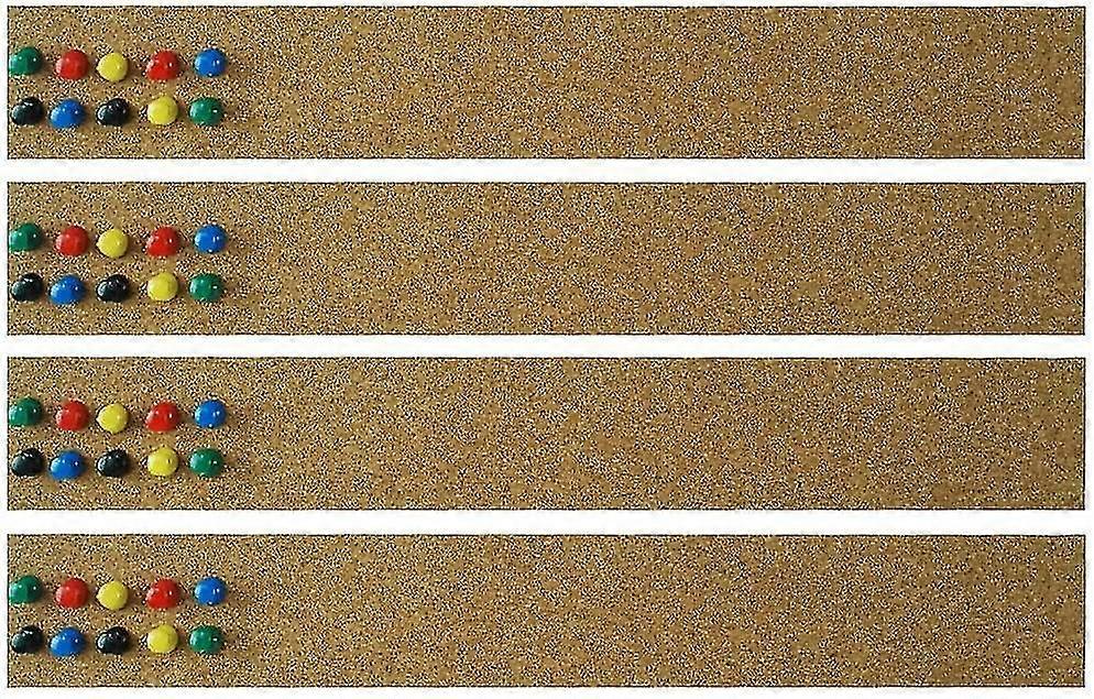 كورك بوليتين شريط طقم 4 قطع، 2 × 15 بوصة، مكتب، مدرسة