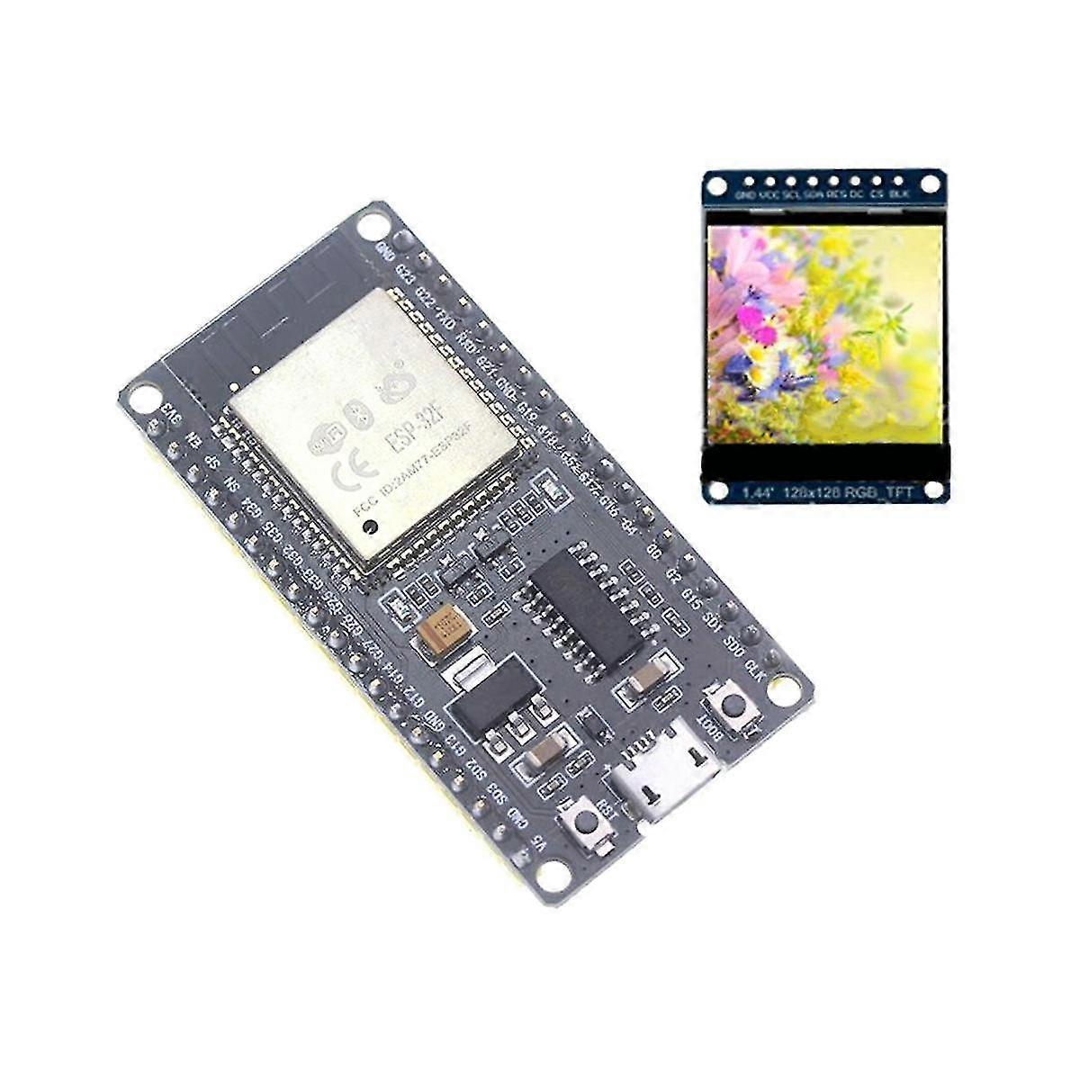 Esp32 Modul Entwicklungsboard Wireless Wifi + Bluetooth Esp32-Wroom-32 Modul mit 1,44 Zoll Farbe S