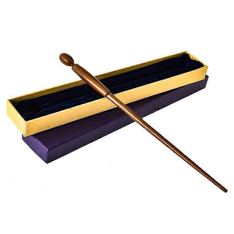 Hand-Carved Harry Potter Magic Wand - 16" Cuban Mahogany Wood With Free Velvet Bag