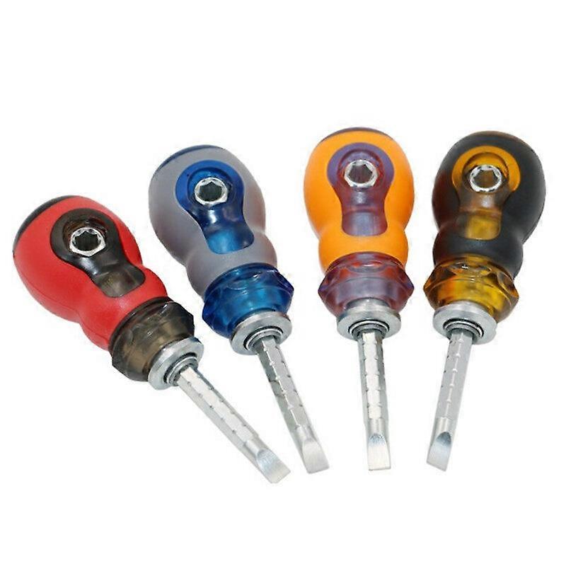 2023 New Telescopic Dual Chrome Vanadium Steel Screwdriver Set with Magnetic Phillips Head (Random Color) - A1