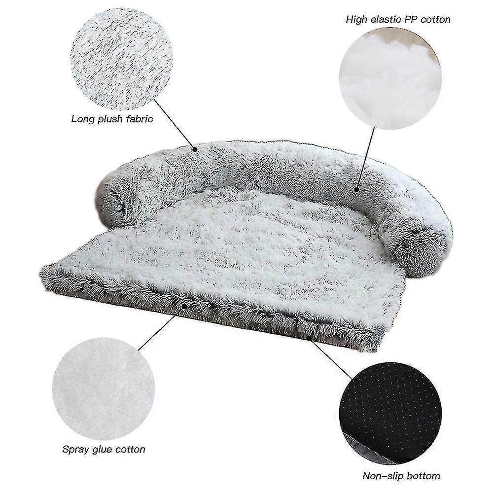 Plush Dog Kennel Plush Blanket Dual-use One Pet Kennel Dog Sofa Bed