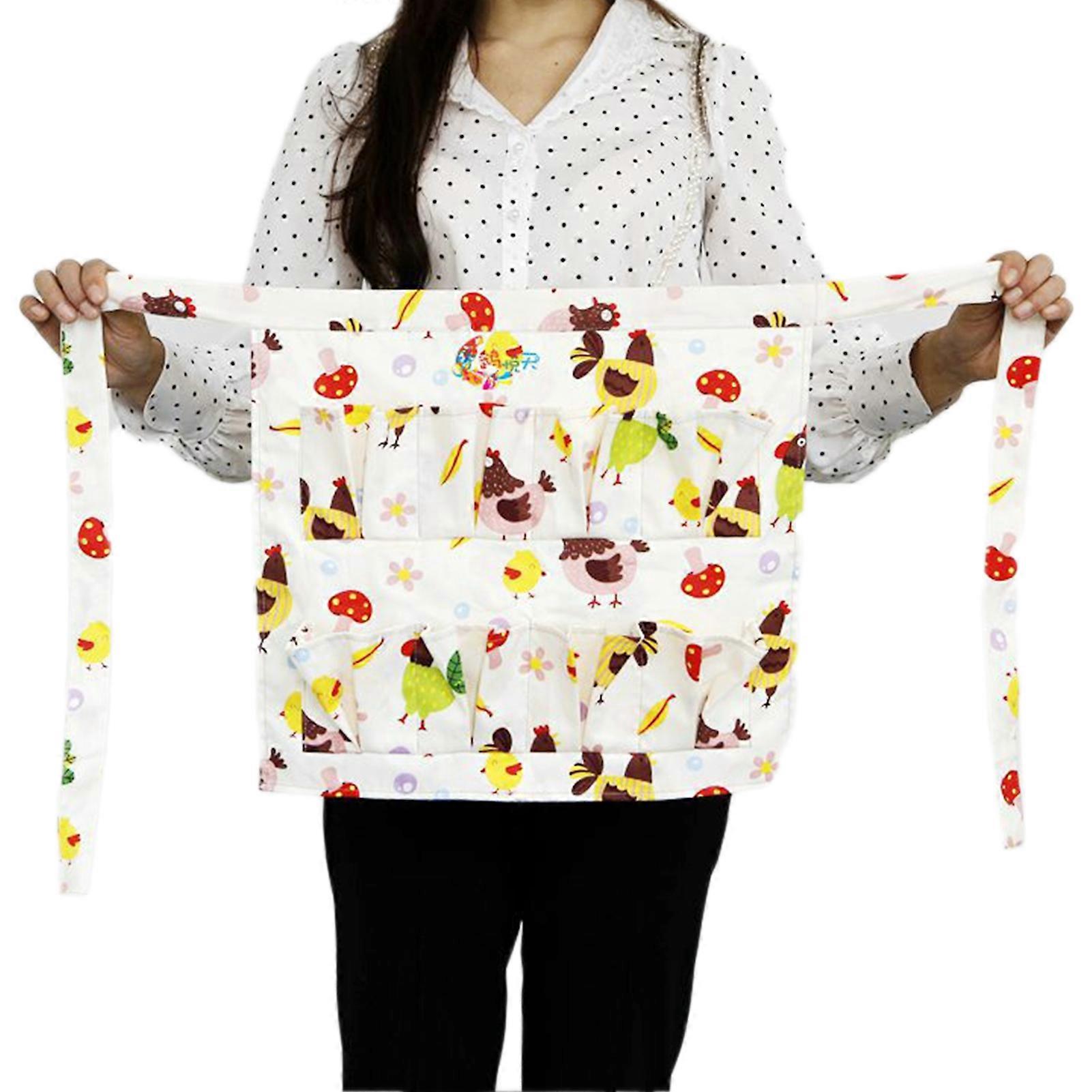 Eggs Collection Apron Adjustable Kitchen Gathering Holder Container Supplies