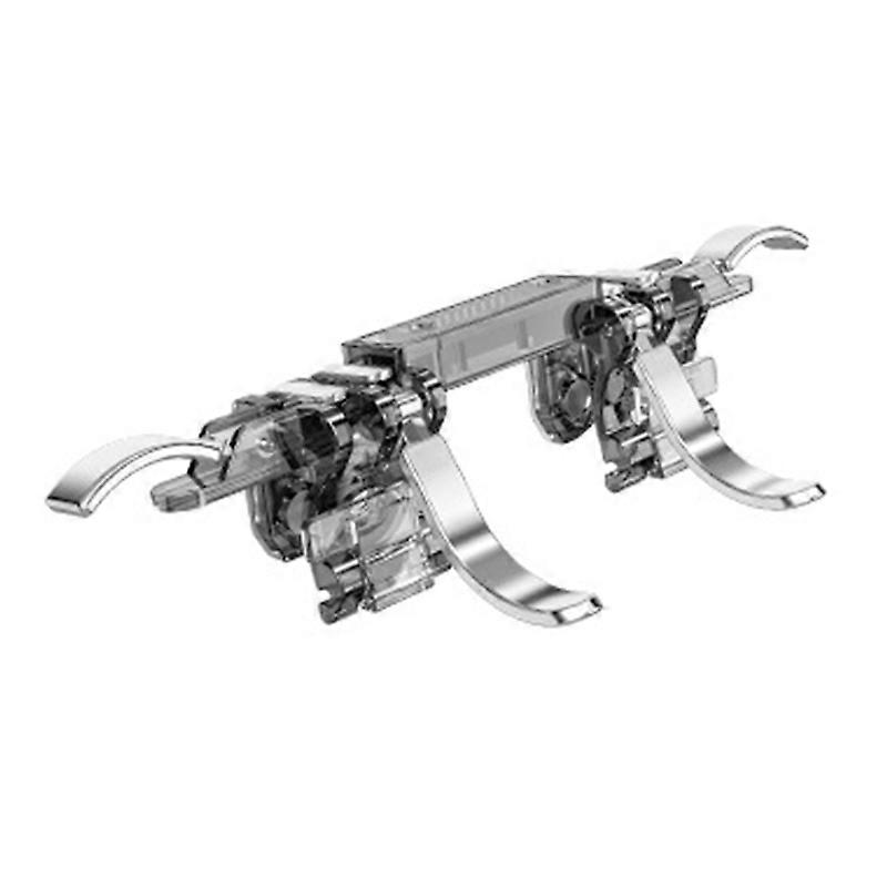 K19 Game Trigger Six-finger Linkage Mechanical Button Zinc Alloy Precise Control Phone Gaming Shooter Controller for Gaming