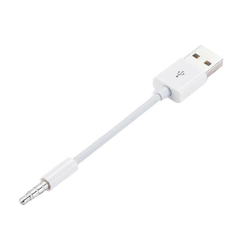 3.5mm to USB 2.0 Data Sync Audio Adapter Cable for iPod Shuffle 3rd 4th 5th 6th