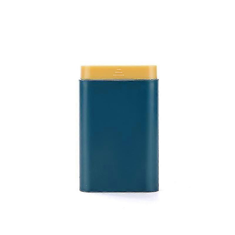 Pill Storage Box Portable Seal Box With 6 Compartments For Home And Travel (green) (d-b2)