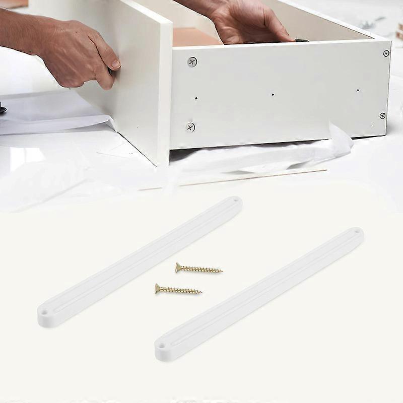 2pcs Drawer Slides Plastic Cabinet Drawer Slides Smooth Drawer Rails Kitchen Dresser Slides Boris