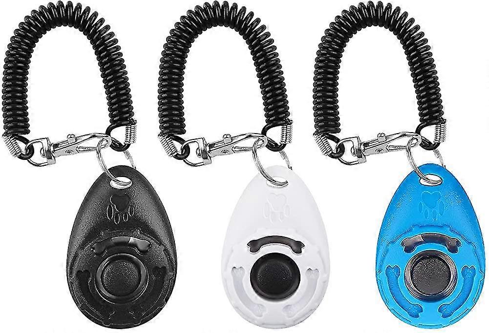 Dogs Clicker. [3 Pcs] Clickers For Dog Training With Wrist Strap Clicker Training For Dog