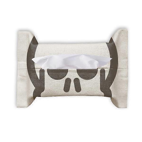 Deterned Look Skeleton Cute Face Cartoon Paper Towel Tissue Bag Napkin Bumf