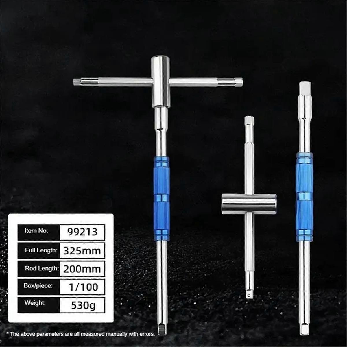 T Handle Hexagon Wrench Versatile Adjustable for Car Electric Vehicle Motorcycle Maintenance Spinner Handle Socket Tool