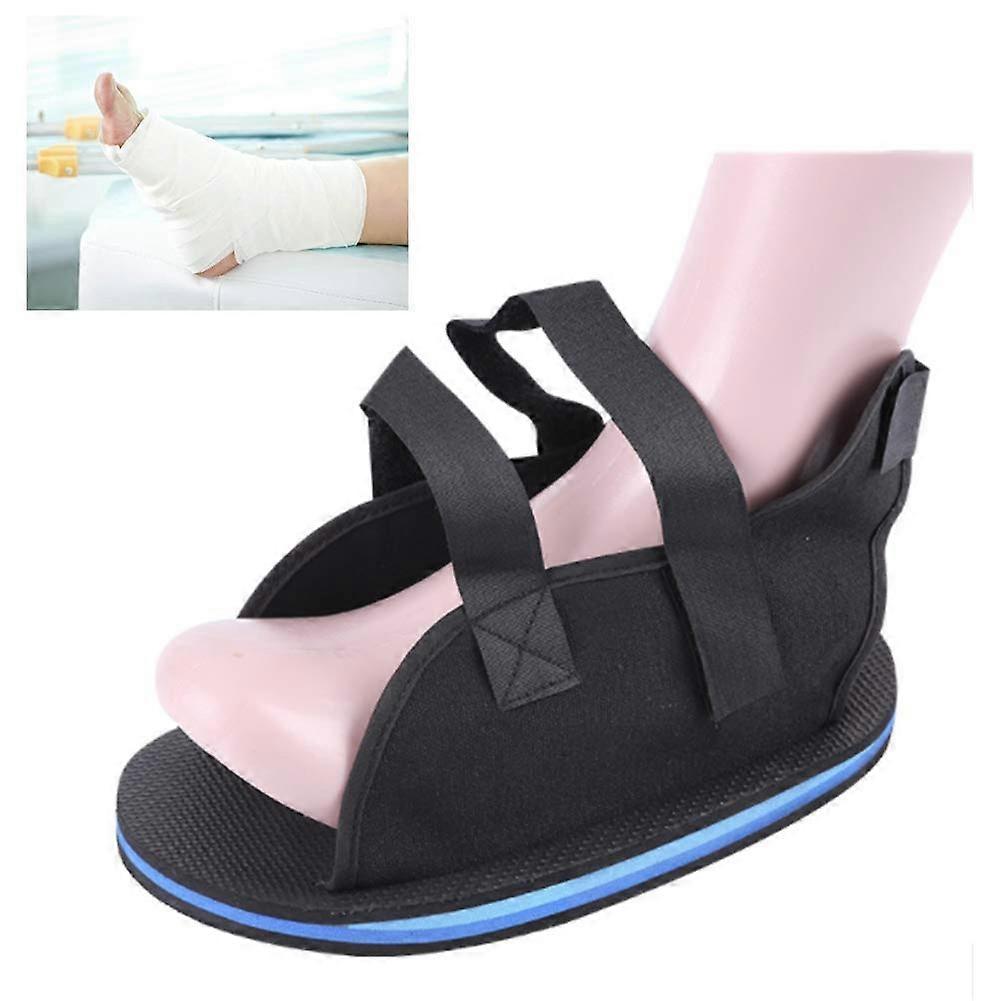 Medical Open Toe Plaster Cast Shoe Gypsum Shoe Foot Fracture Surgical Shoes Surgical Rehabilitation Shoes Toe Valgus Surgical Fixed Shoes for Stable A