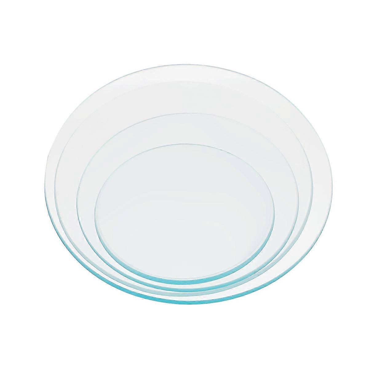 4 قطع مختبر مقاومة درجات الحرارة العالية ووتش زجاج سميك ووتش زجاج