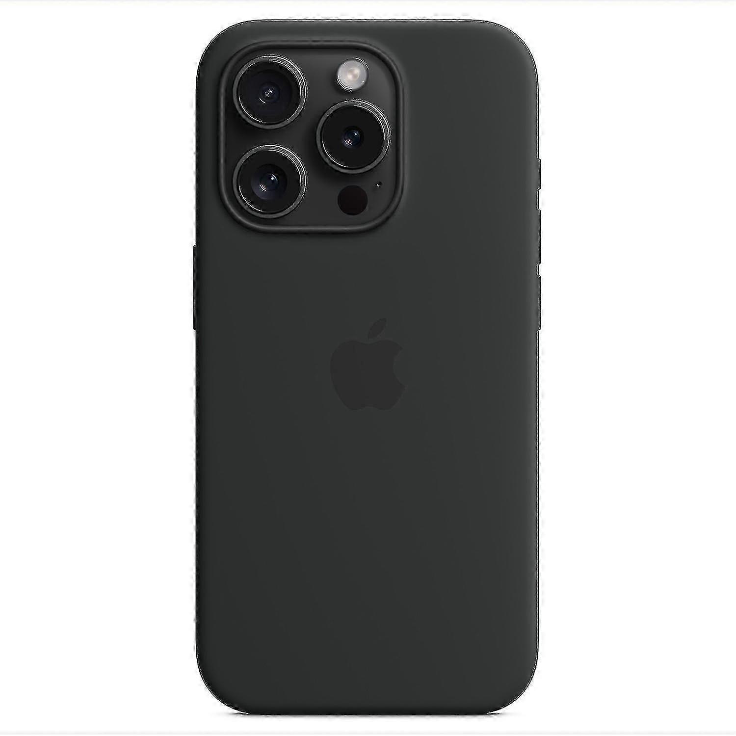 Silicone Phone Cover for iPhone 15 Pro Case Compatible with MagSafe-aaba