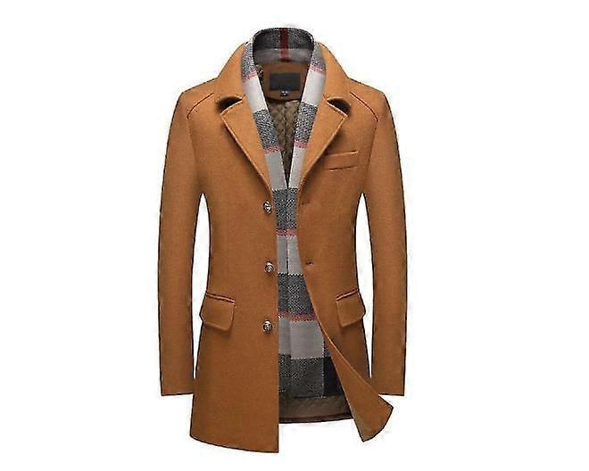 Mens Trench Warm Coat